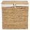 Beliani Laundry Basket LANGSON Wicker Natural 75 L 5