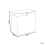 Beliani Laundry Basket LANGSON Wicker Natural 75 L 3