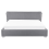 Beliani Bed Fabric PARIS 160 x 200 cm (EU King Size) Grey 4