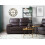 Beliani Sofa 2 Seater VOGAR Faux Leather Dark Brown 2