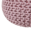 Beliani Pouffe CONRAD Cotton Pink 4