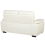 Beliani Sofa 2 Seater VOGAR Faux Leather Off-White 5