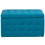 Beliani Storage Ottoman MICHIGAN Velvet Turquoise 2
