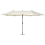 Beliani Patio Parasol 460 cm SIBILLA Beige 2