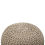 Beliani Pouffe CONRAD Cotton Light Beige 4