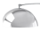 Beliani Floor Lamp KAMA Metal Silver 5