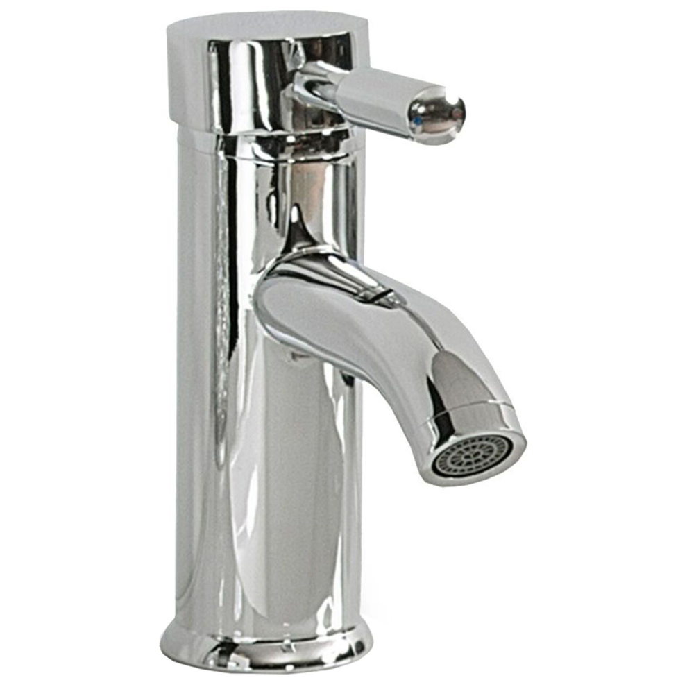 Basin Mixer Tap RUSUMO Brass Silver
