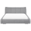 Beliani Bed Fabric NANTES 180 x 200 cm (Super King) Light Grey 7