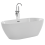 Beliani Freestanding Bathtub NEVIS 1700 x 800 mm White 4