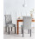Beliani Set of 2 Dining Chairs VELVA Fabric Grey 2