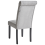 Beliani Set of 2 Dining Chairs VELVA Fabric Grey 6