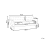 Beliani Sofa 3 Seater MOTALA Fabric Light Grey 4