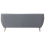 Beliani Sofa 3 Seater MOTALA Fabric Light Grey 6