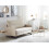 Beliani Sofa Bed 2 Seater BELFAST Fabric Beige 2