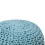 Beliani Pouffe CONRAD Cotton Light Blue 4