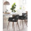 Beliani Set of 2 Dining Chairs UTICA Black 2