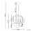 Beliani Pendant Lamp AILENNE White 3