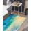Beliani Rug SUSUZ Blue 80 x 150 cm 2