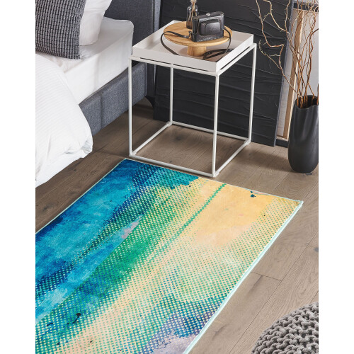 Beliani Rug SUSUZ Blue 80 x 150 cm 1