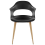 Beliani Set of 2 Dining Chairs UTICA Black 5