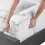 Beliani Polyester Mattress Topper MULHACEN 140 x 200 cm (EU Double) 5