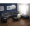 Beliani Curved Sofa 7 Seater ROTUNDE Fabric Dark Grey 5