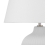 Beliani Table Lamp FERGUS Ceramic White 6