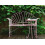Beliani Garden Side Table CAVINIA 40 cm 40 cm Metal Pink 6