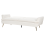 Beliani Sofa Bed 3 Seater VETTRE Velvet Off-White 5