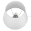 Beliani Table Lamp FERGUS Ceramic White 5