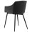 Beliani Set of 2 Dining Chairs FONDA Black 8