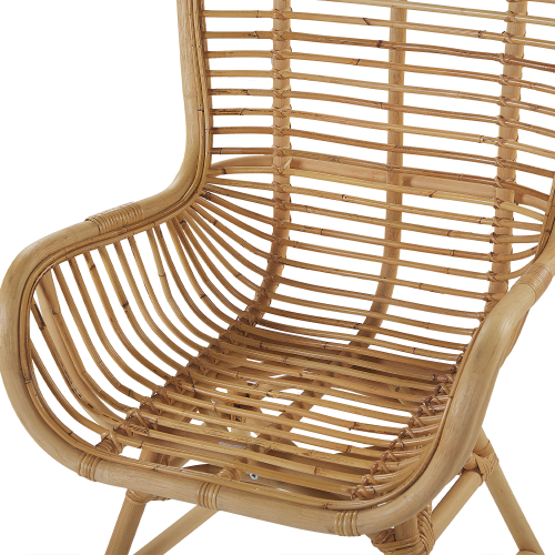 Beliani Dining Chair TOGO Rattan Natural 1