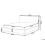 Beliani Bed Fabric SENNEZ 160 x 200 cm (EU King Size) Light Grey 3