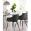 Beliani Set of 2 Dining Chairs FONDA Black 2