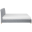 Beliani Bed Fabric SENNEZ 160 x 200 cm (EU King Size) Light Grey 5