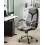 Beliani Office Chair FORMULA Faux Leather Grey 2