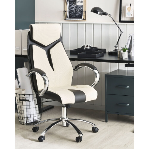 Beliani Office Chair FORMULA Beige 1