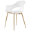 Beliani Set of 2 Dining Chairs UTICA White 4