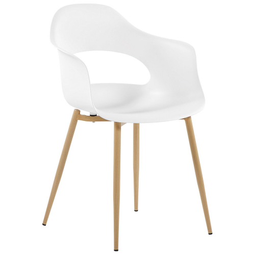 Beliani Set of 2 Dining Chairs UTICA White 1