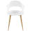 Beliani Set of 2 Dining Chairs UTICA White 3