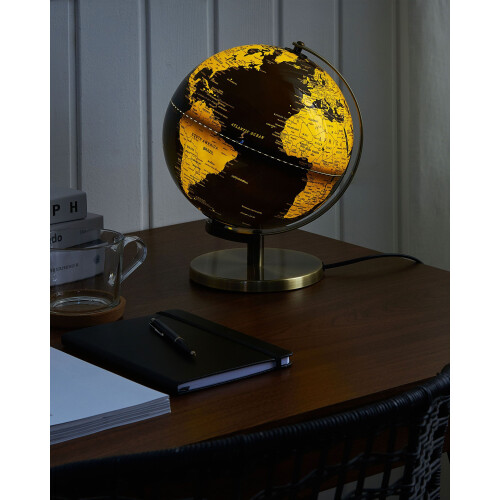 Beliani Globe LED MAGELLAN 32 cm Black 2