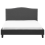 Beliani Bed Fabric MONTPELLIER 180 x 200 cm (Super King) Dark Grey 6