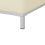 Beliani Ottoman OSLO Leather Light Beige 3