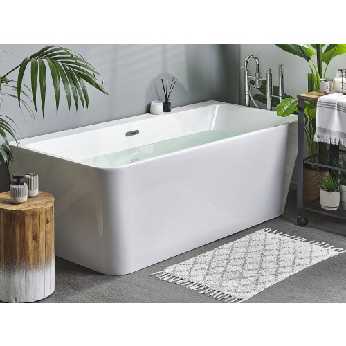 Beliani Bathtub HASSEL 1700 x 800 mm White 1