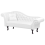 Beliani Left-Hand Chaise Longue LATTES Faux Leather White 5