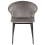 Beliani Set of 2 Dining Chairs AUGUSTA Velvet Grey 3