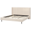 Beliani Bed Boucle VILLETTE 180 x 200 cm (EU Super King) Beige 6