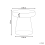Beliani Side Table CALDERA Glass Red 3