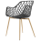 Beliani Set of 2 Dining Chairs NASHUA Black 6