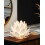Beliani Table Lamp Flower MUSONE White 2